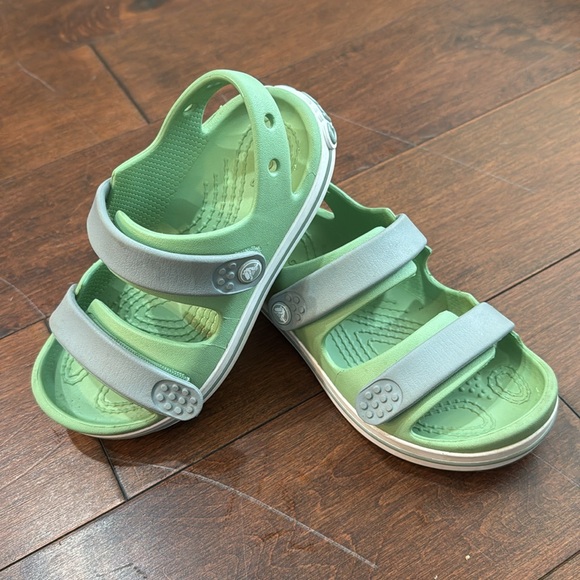 Crocs Sandals Velcro 11c - Picture 9 of 10